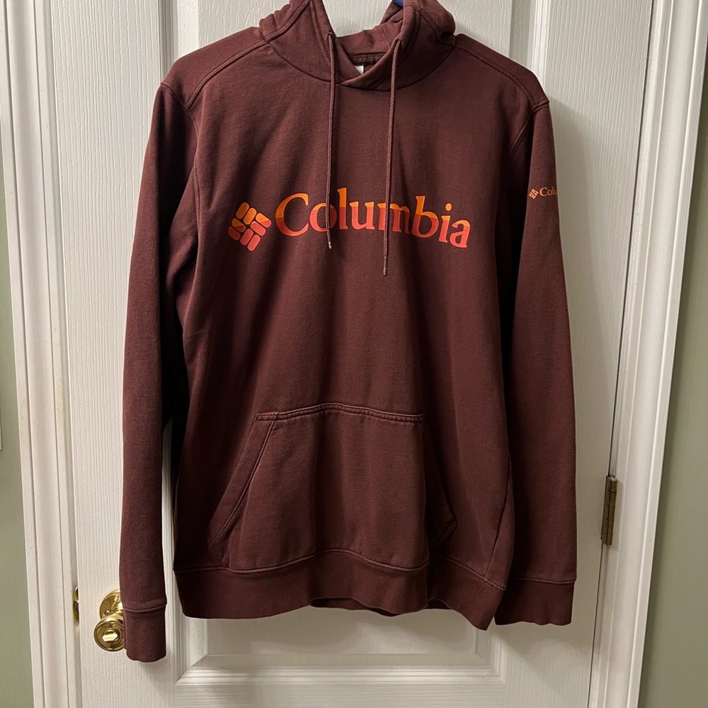 Columbia Women's Brown Hoodie with Orange Logo